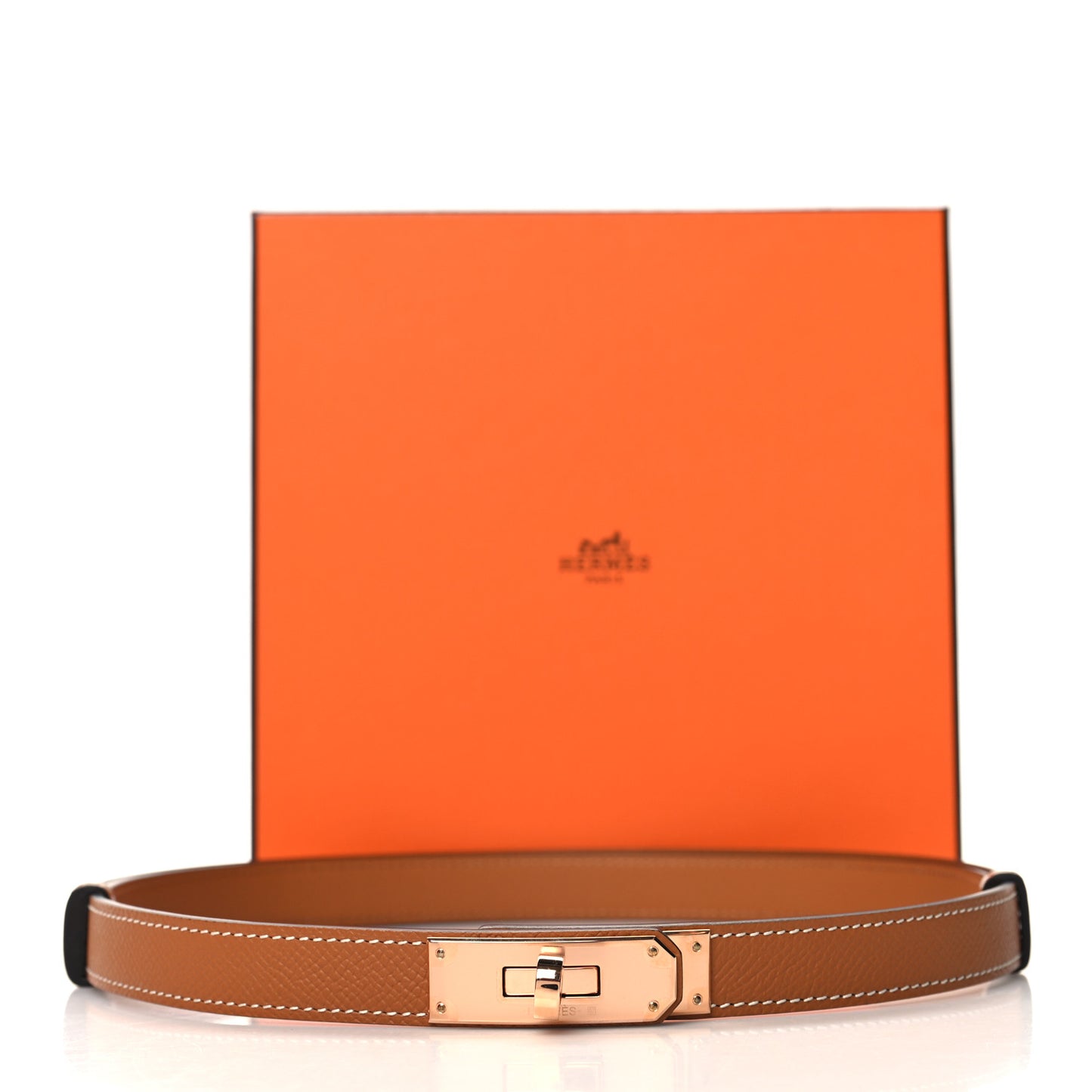 Epsom Kelly Belt Gold