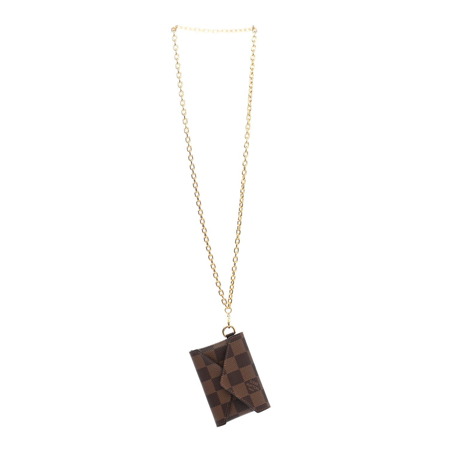 Louis Vuitton Damier Ebene Kirigami Necklace 3 of 10