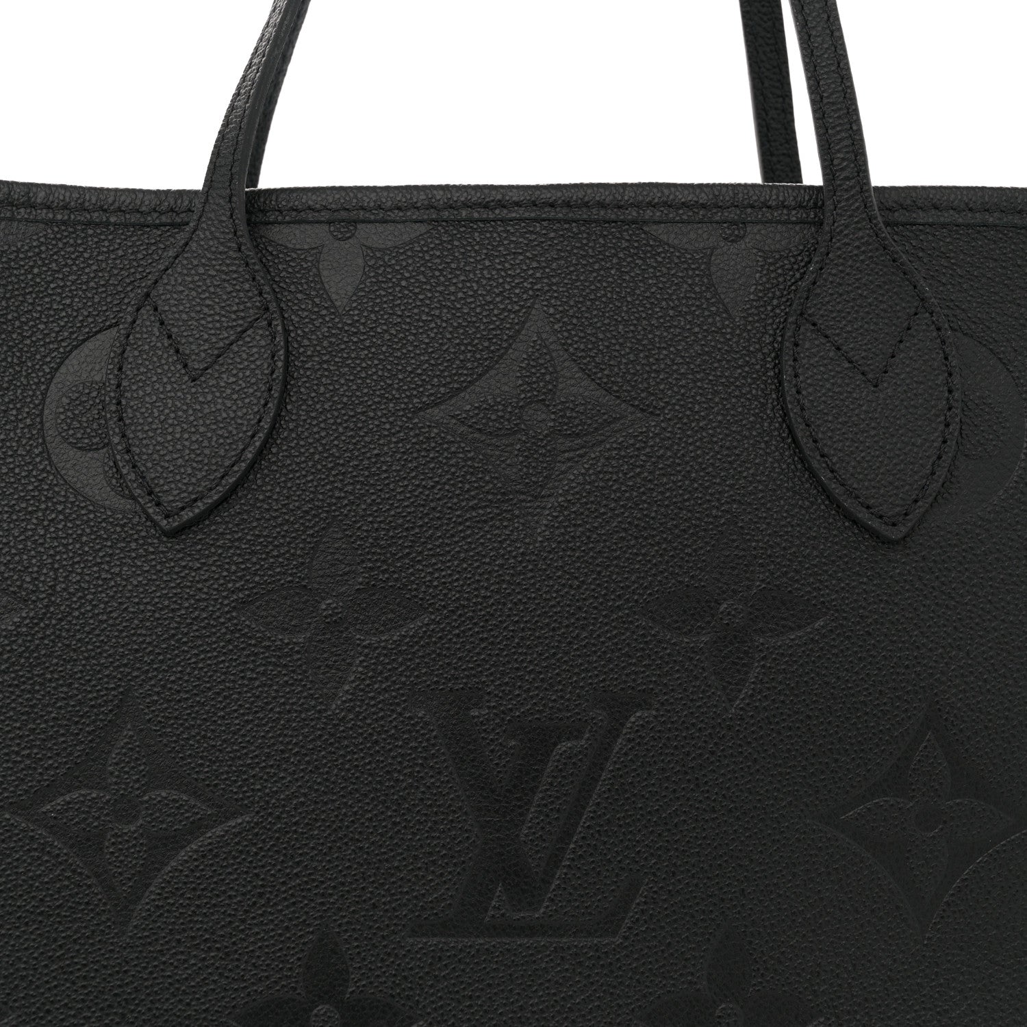 Louis Vuitton Empreinte Monogram Giant Neverfull MM Black 8 of 10