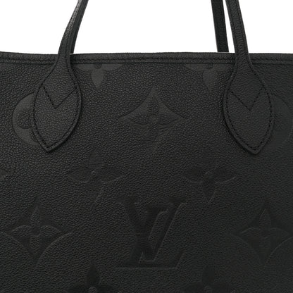 Louis Vuitton Empreinte Monogram Giant Neverfull MM Black 8 of 10