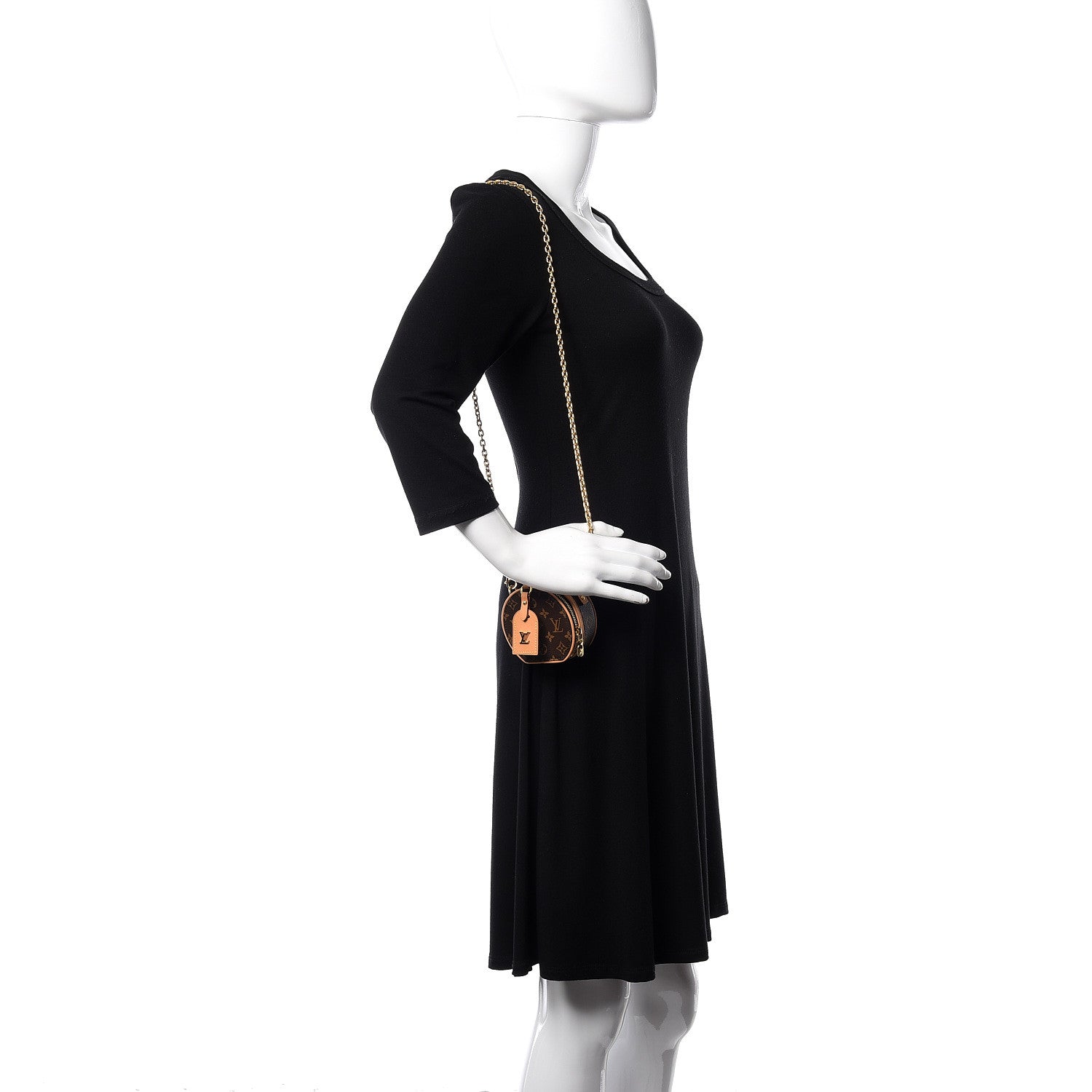 Louis Vuitton Monogram Boite Chapeau Necklace 2 of 9