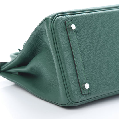 Hermes Togo Birkin 30 Malachite 10 of 15