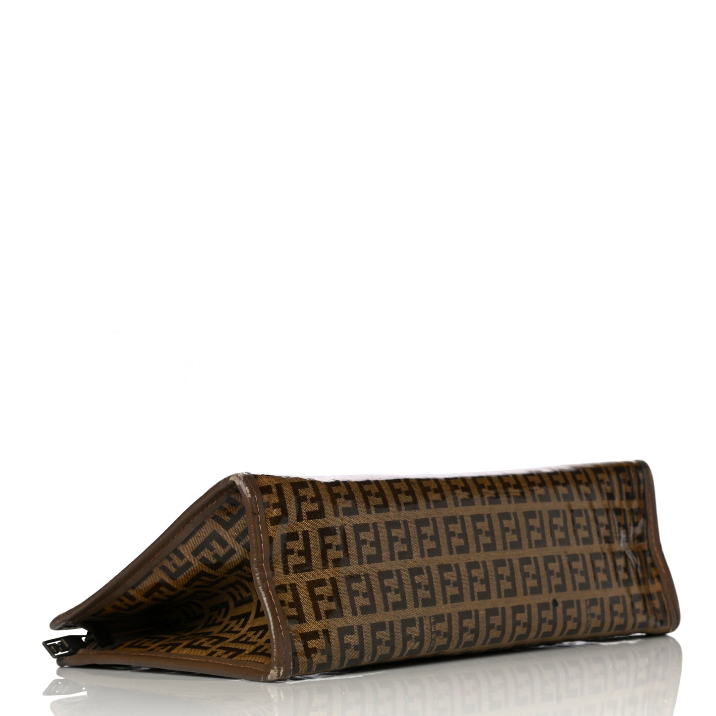 Vinyl Zucchino Zip Pouch Tobacco