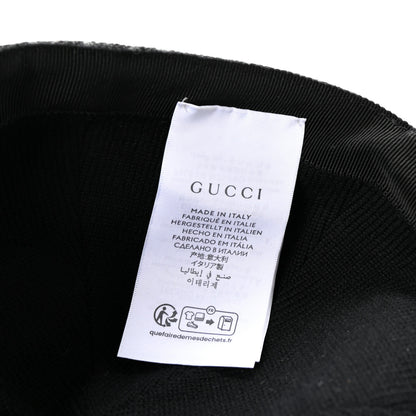 Gucci Covered Wool GG Monogram Baseball Hat L Grey Dark Grey Black 8 of 8