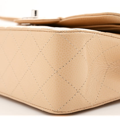 Chanel Caviar Quilted Small Double Flap Beige 10 of 11