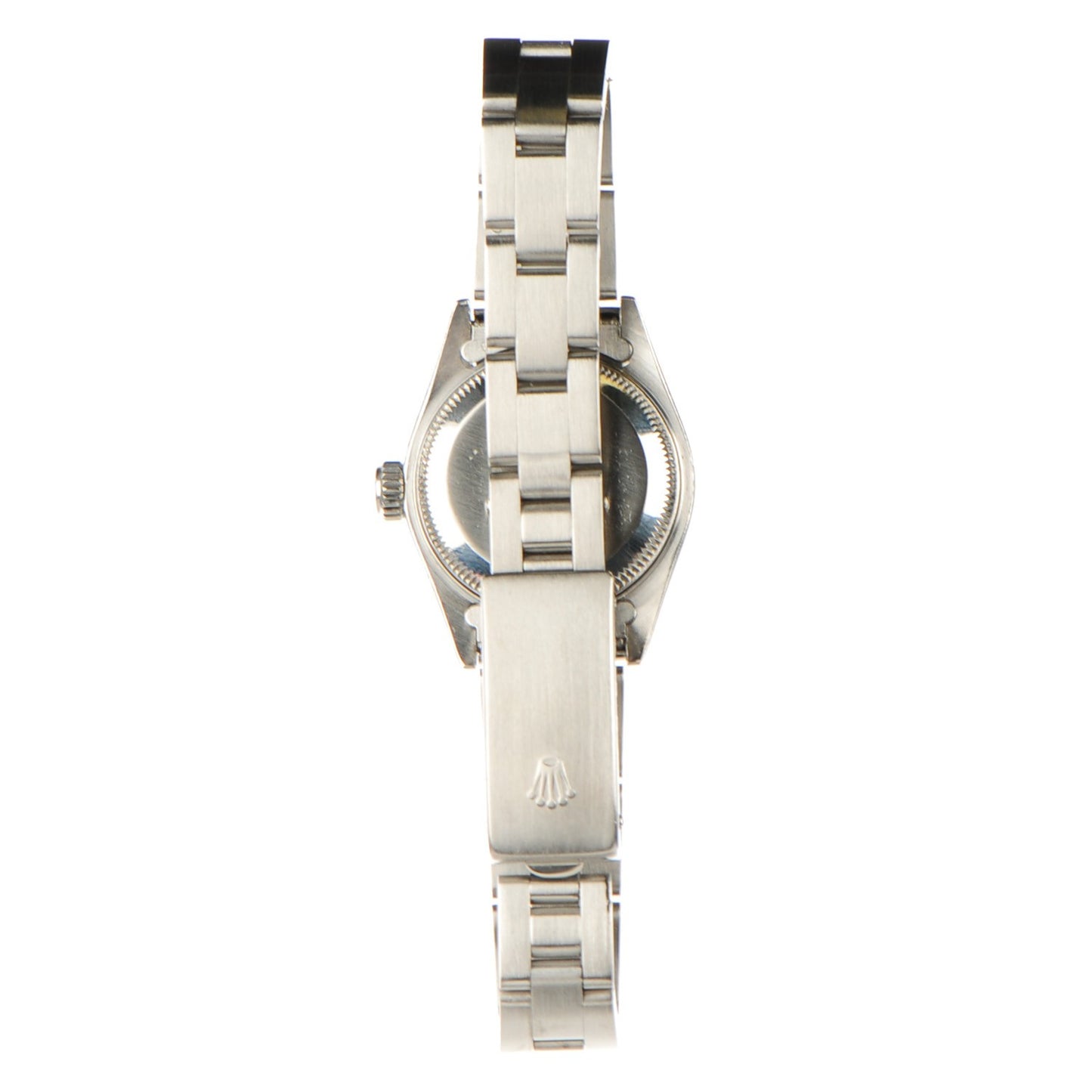 Stainless Steel 26mm Oyster Perpetual Date Watch Black 69160