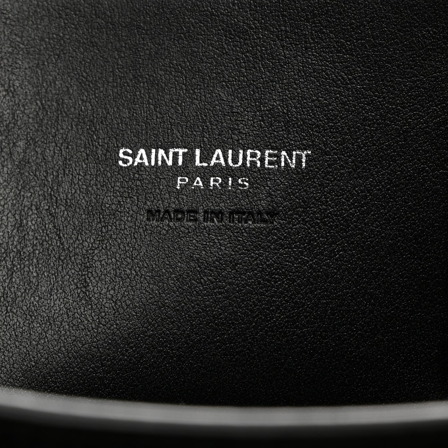 Grained Calfskin Nano Sac De Jour Black