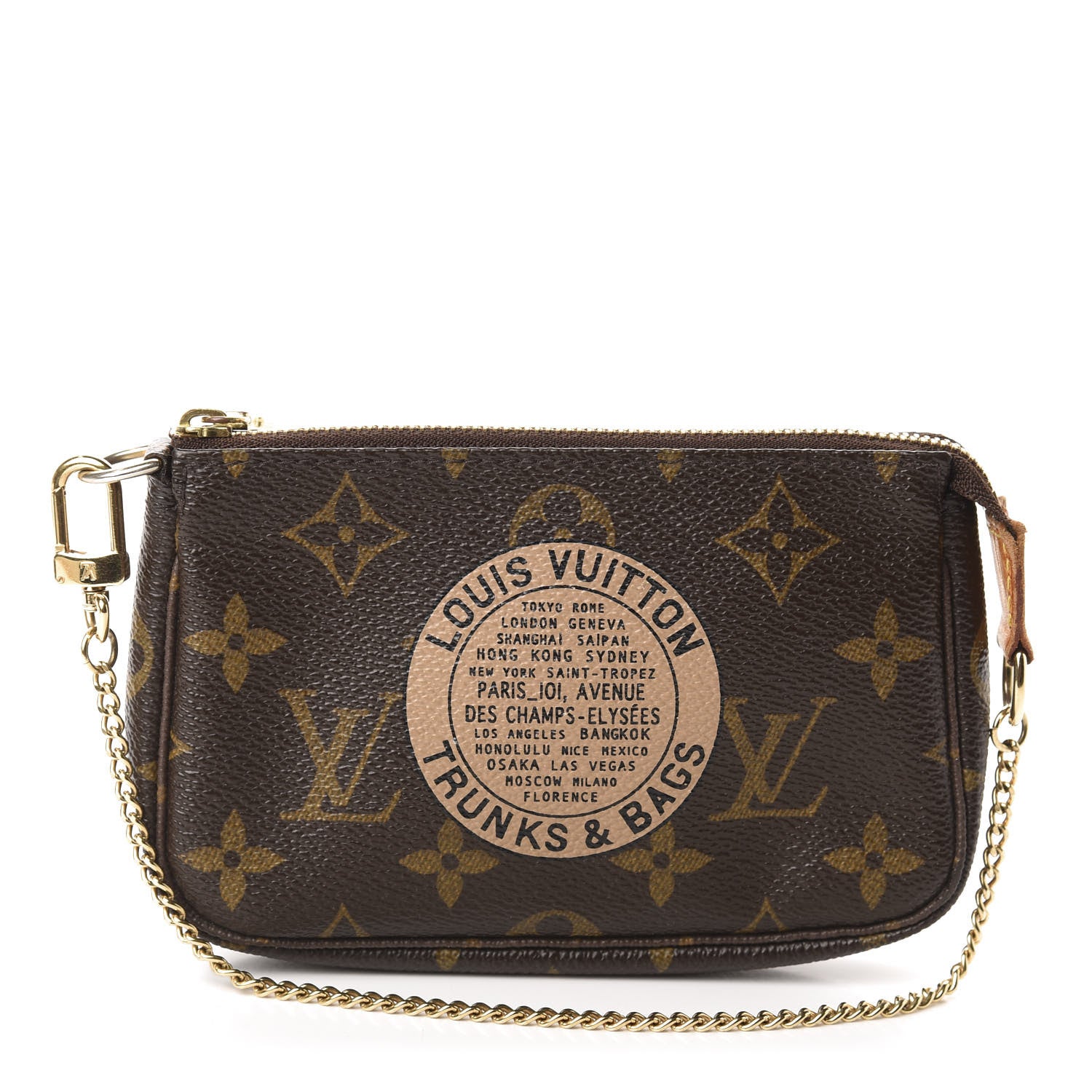 Louis Vuitton Monogram Complice Trunks and Bags Mini Pochette Accessories Beige 1 of 7
