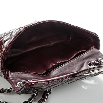 Chanel Patent Quilted East West Flap Bordeaux 12 of 14