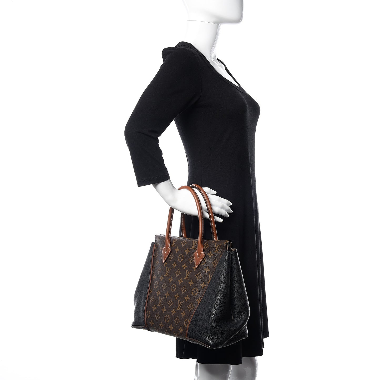 Monogram Tote W PM Black