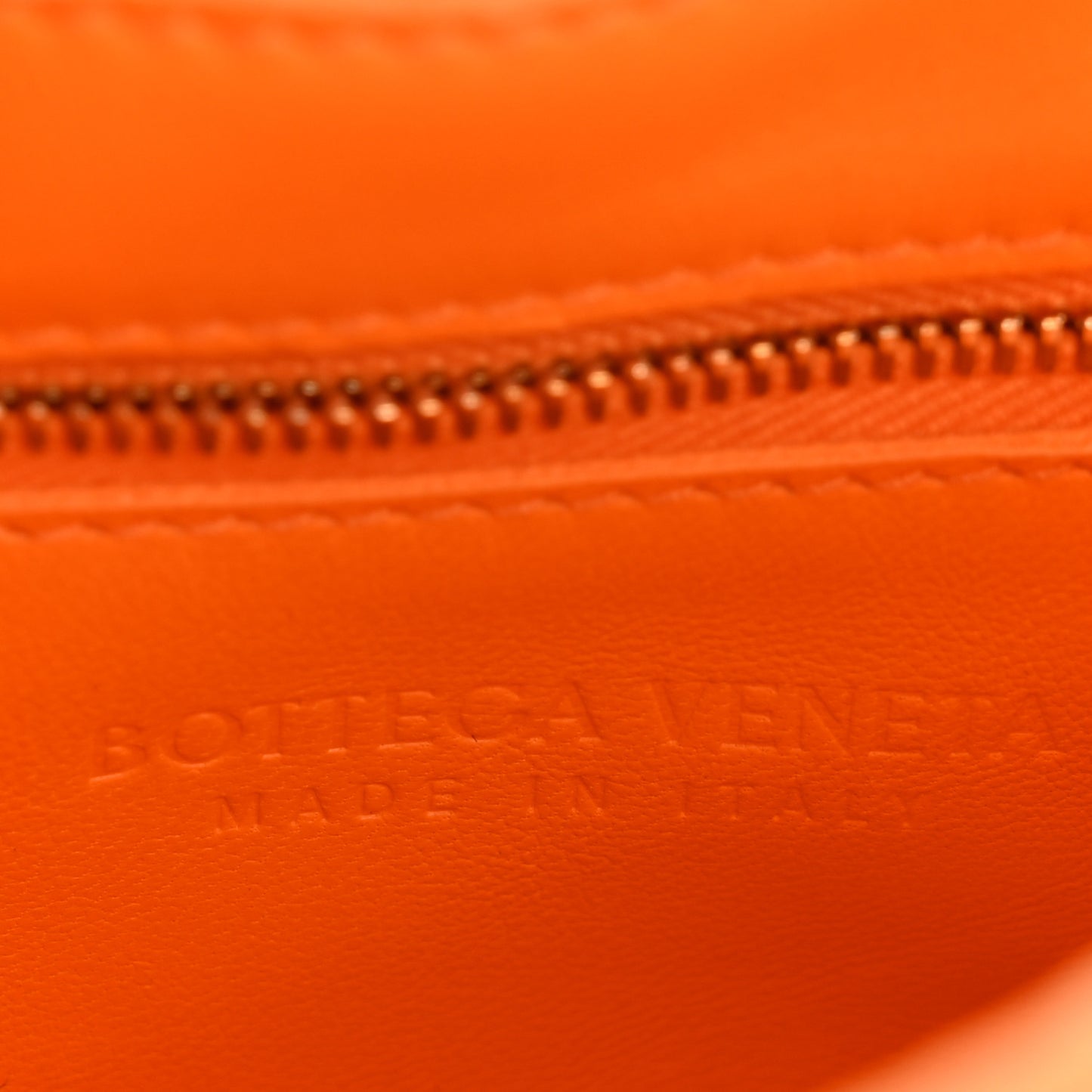 Nappa Maxi Intreccio Cassette Bag Tangerine