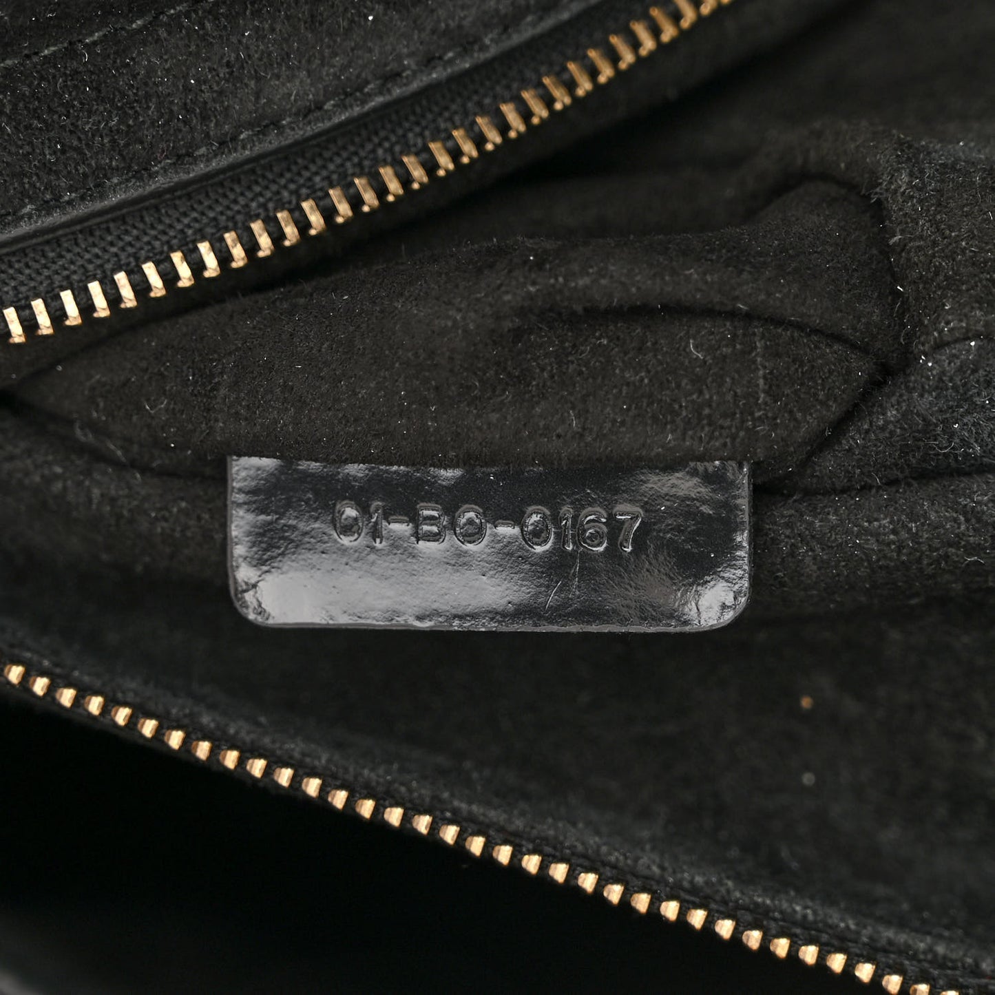 Patent Cannage Studded Large Lady Dior Black