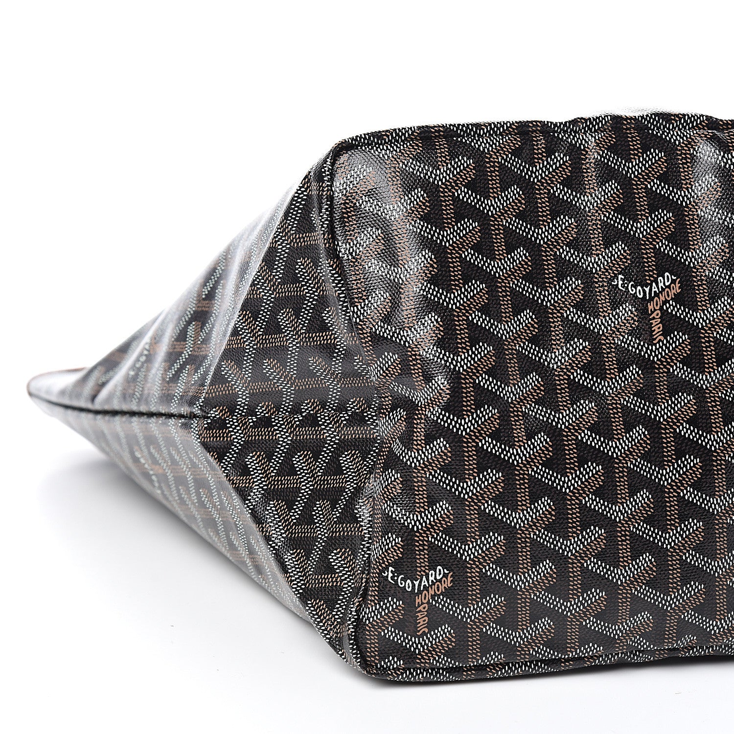 Goyard Goyardine Saint Louis GM Black Gold 8 of 10