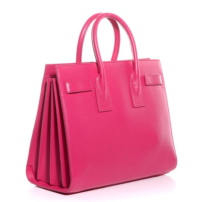 Saint Laurent Calfskin Small Sac De Jour Bubblegum 3 of 8