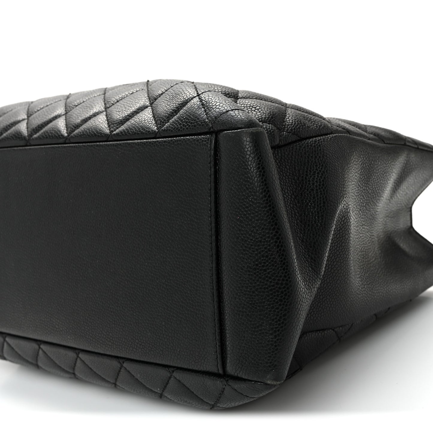Caviar Quilted Grand Shopping Tote GST Black