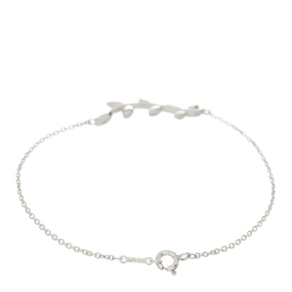 Tiffany Sterling Silver Paloma Picasso Olive Leaf Vine Bracelet 2 of 3