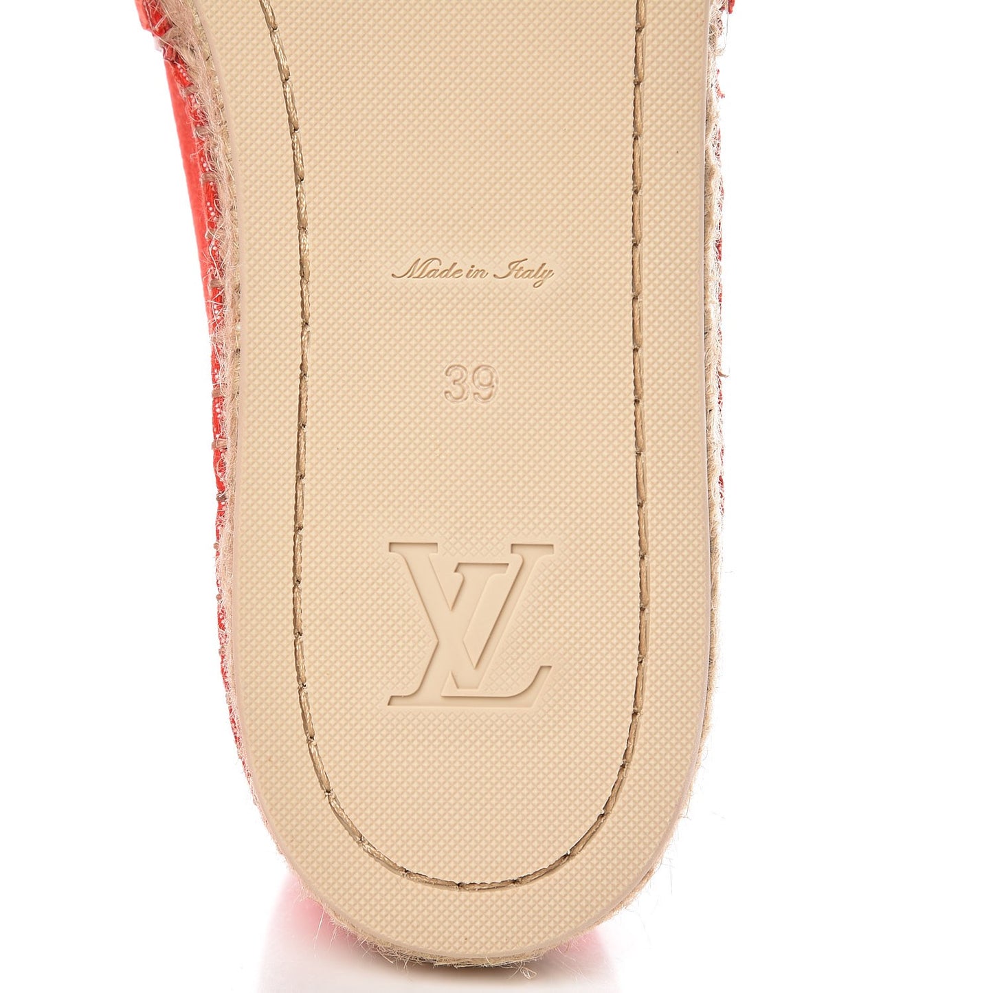 Canvas Waterfall Espadrille 39 Rouge