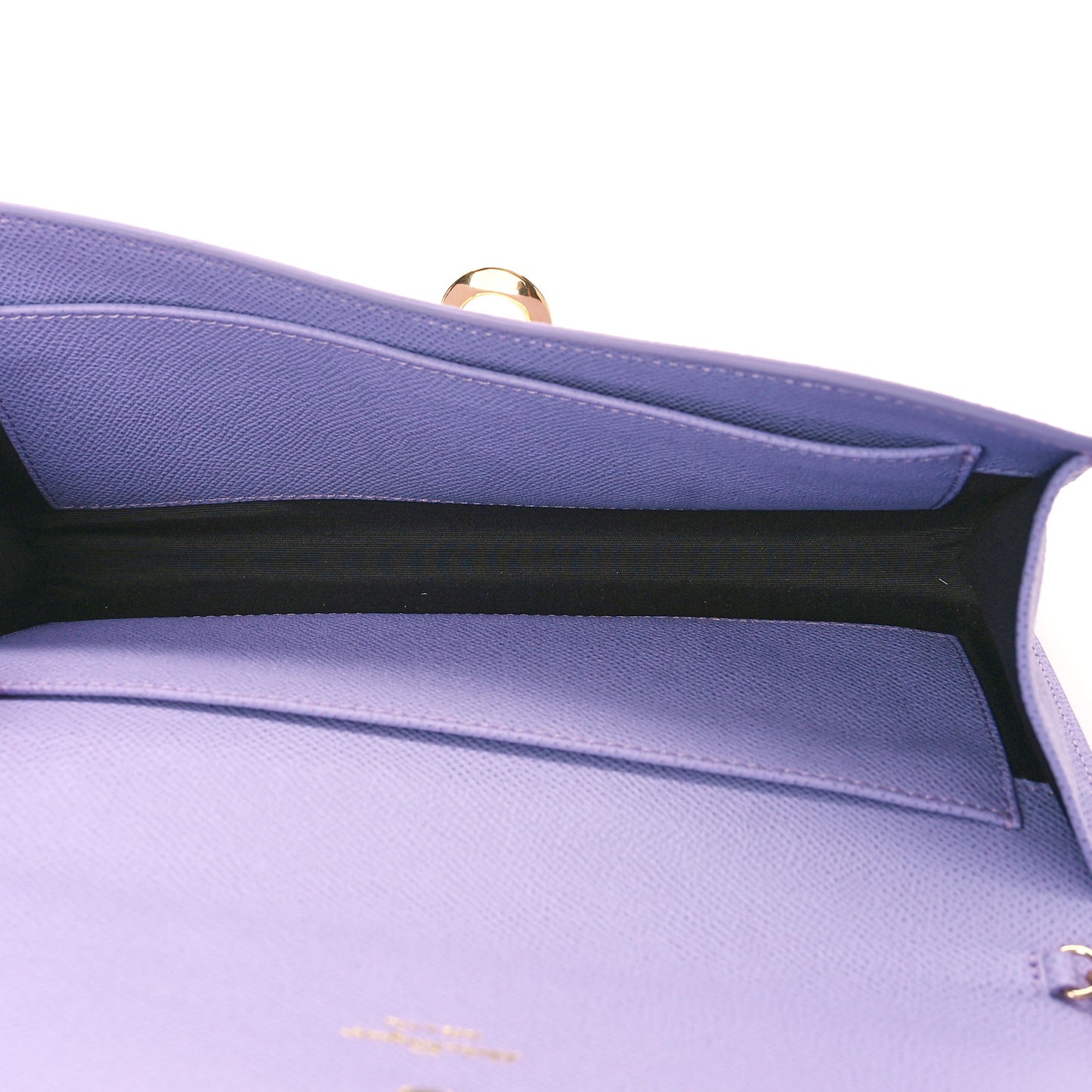 Hammered Calfskin Mini Gancini Icona Bag Violet