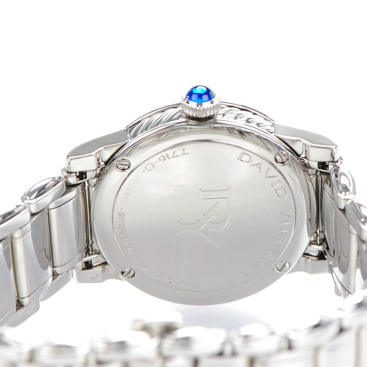 Stainless Steel Diamond Bezel Mother of Pearl 34mm Classic Quartz Watch