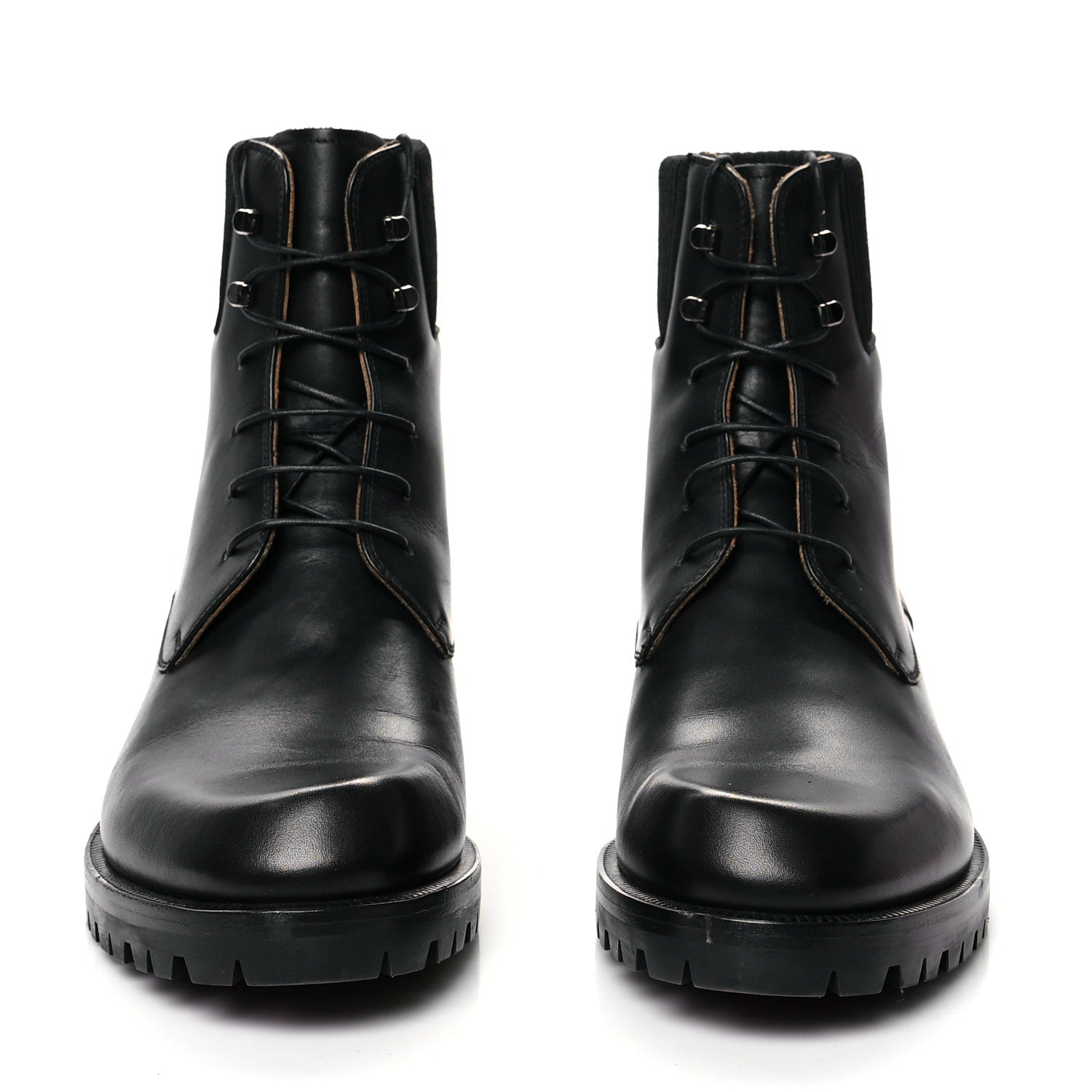 Christian Louboutin Calfskin Mens Trapman Flat Boots 43 Black 2 of 7