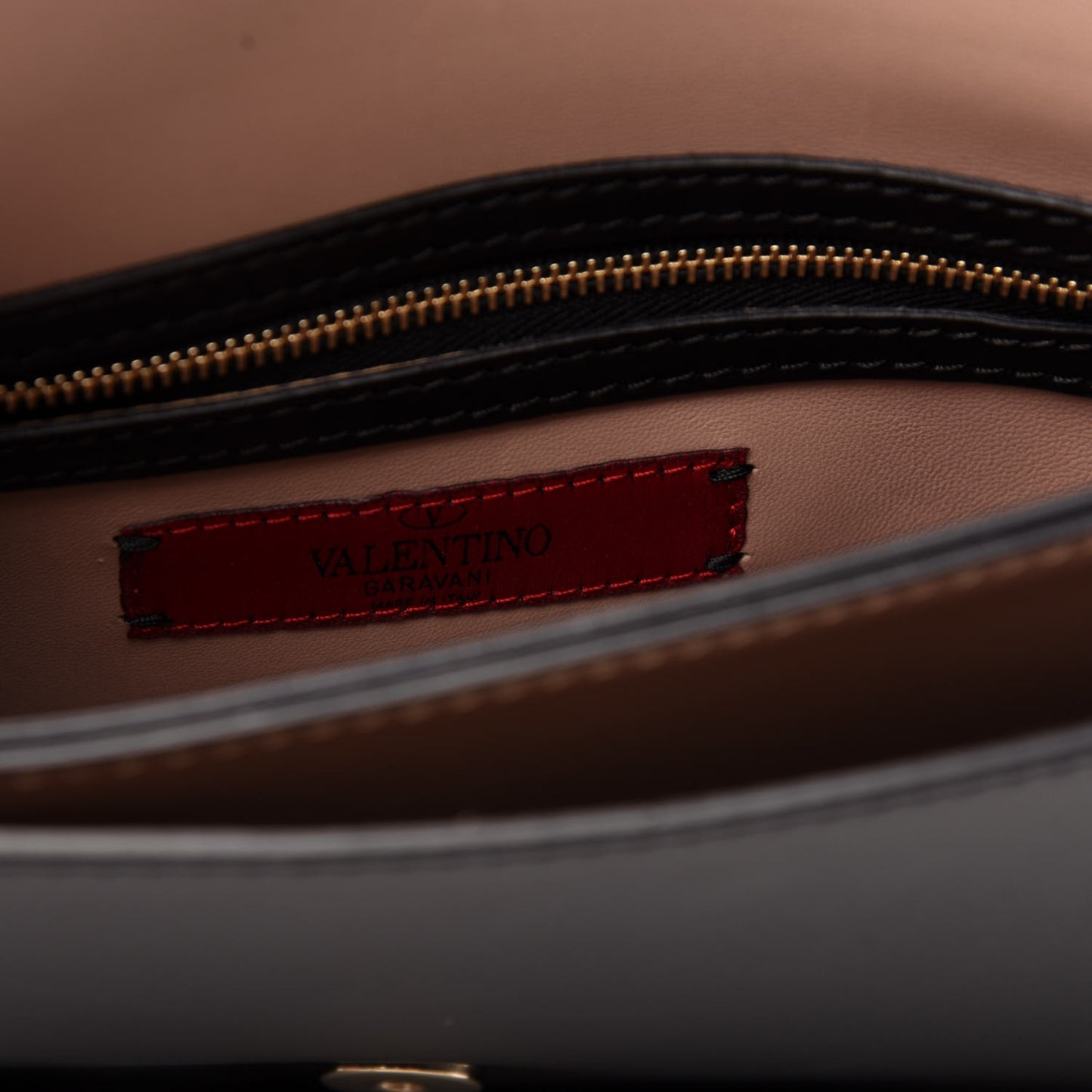 Nappa Rockstud Wristlet Clutch Black