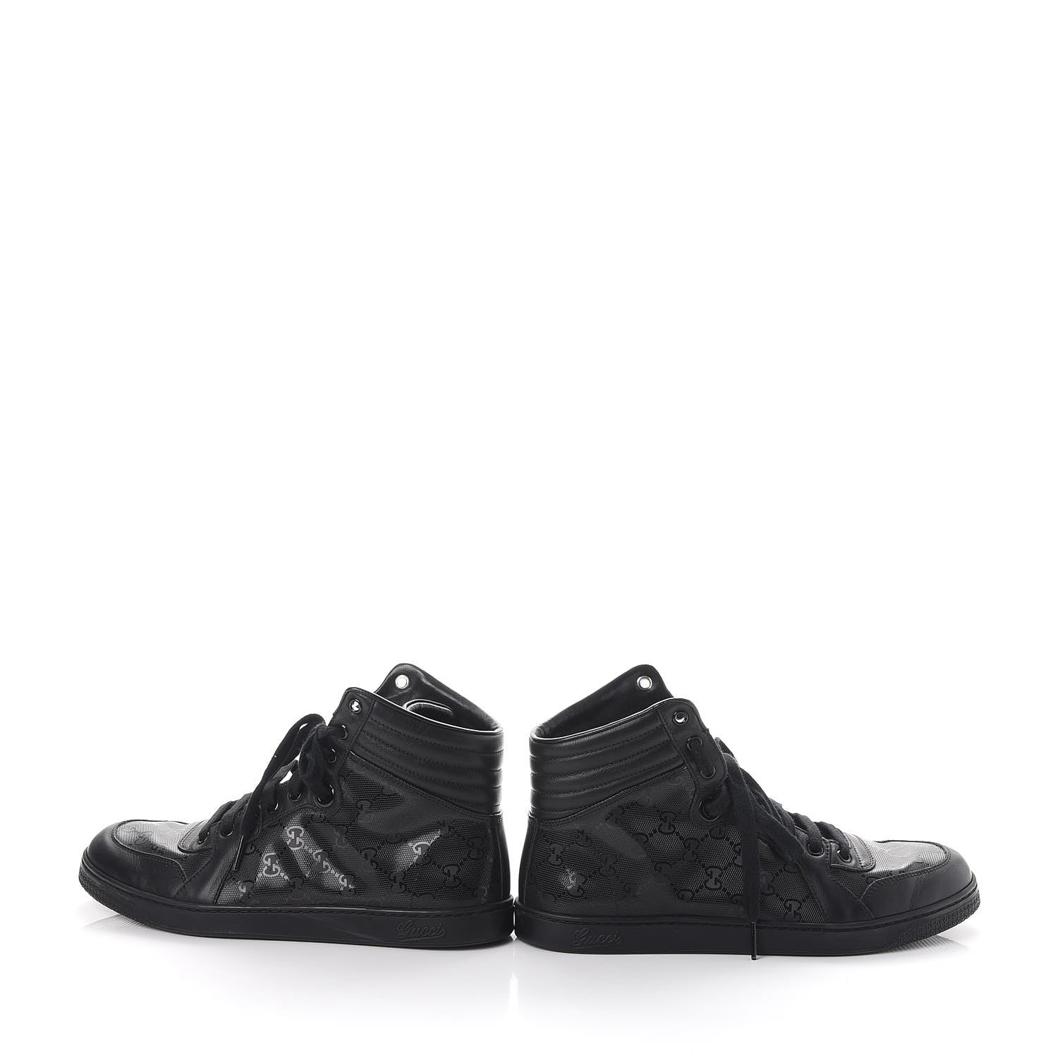 Gucci Imprime Mens Coda High Top Sneakers 7 Black 6 of 12