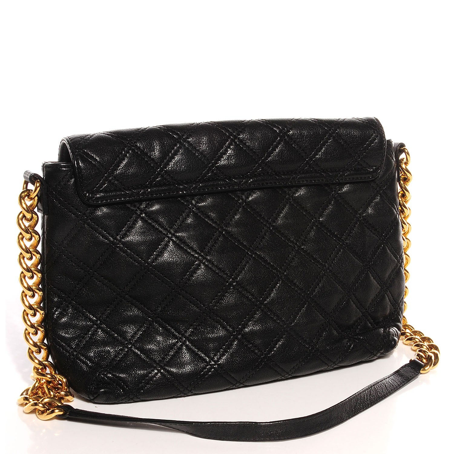 Marc Jacobs Quilted Lambskin The Large Single Flap Black 3 of 9