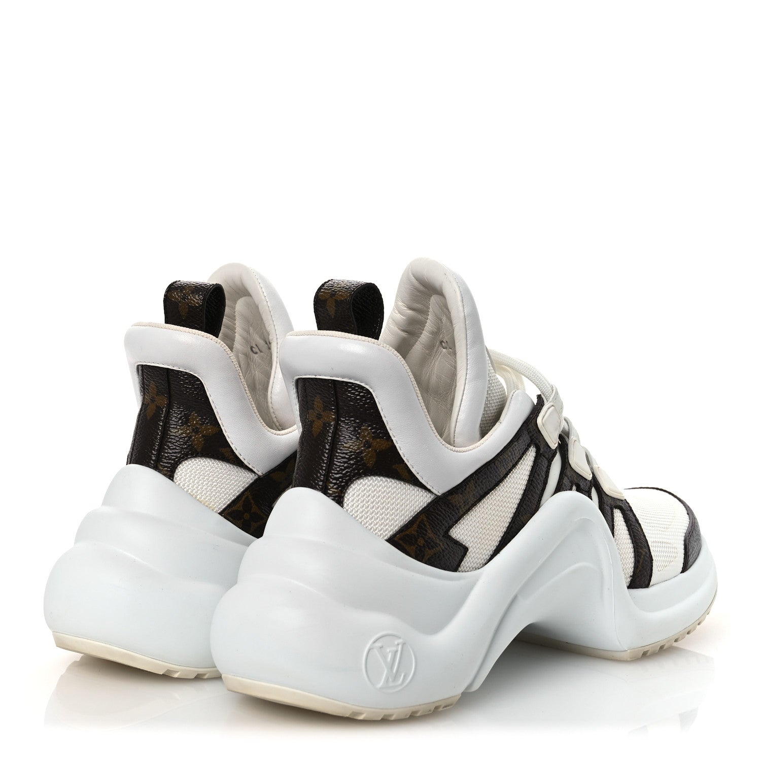 Louis Vuitton Patent Monogram LV Archlight Sneakers 39 White 5 of 13