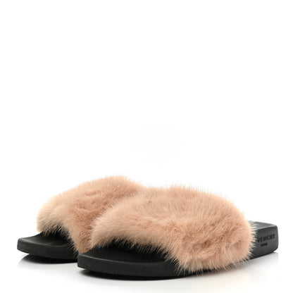 Givenchy Mink Rubber Slide Sandals 39 Rose Poudre 3 of 7