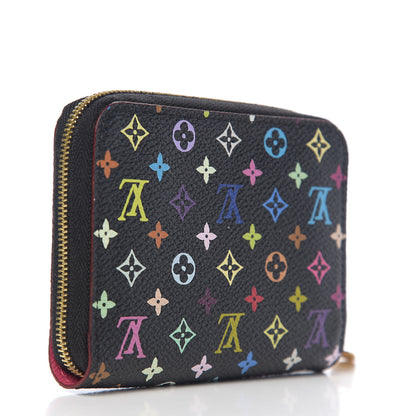 Louis Vuitton Monogram Multicolor Zippy Coin Purse Black Grenade 2 of 6
