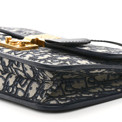 Christian Dior CHRISTIAN DIOR Oblique Small DiorAddict Flap Bag Navy Blue 9 of 9