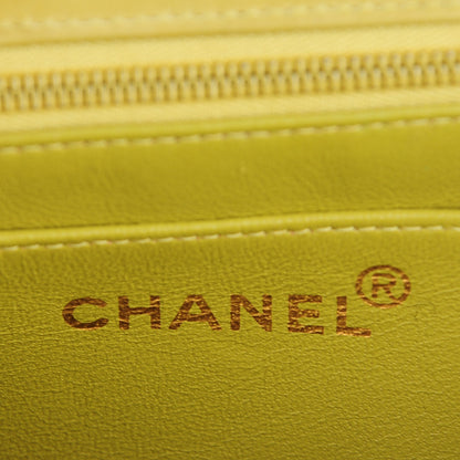 Chanel Lambskin Quilted Shoulder Flap Bag Green 7 of 11