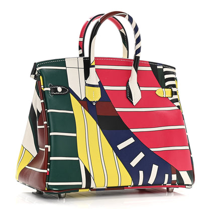 Hermes Swift One Two Three And Away We Go Birkin 25 Multicolor 3 of 11