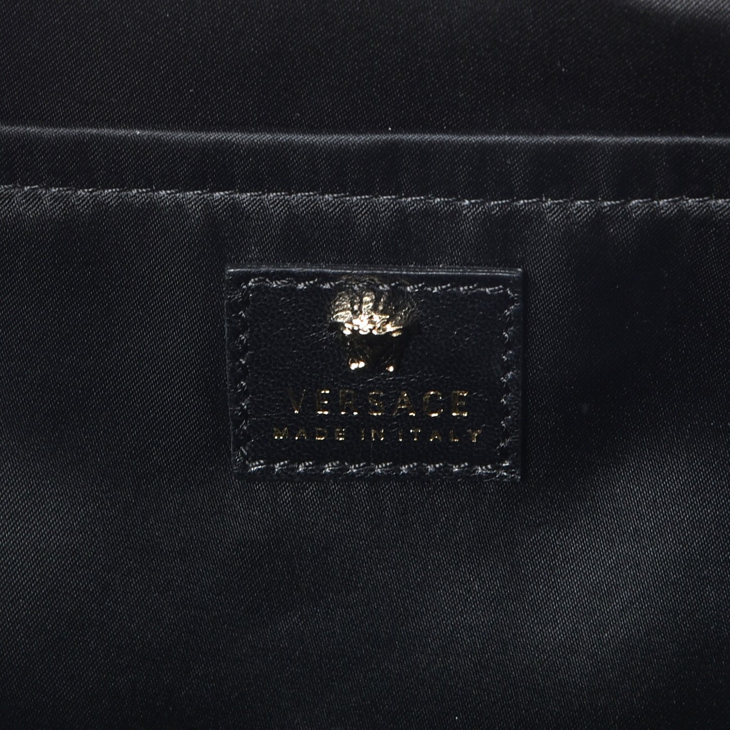 Calfskin Palazzo Medusa Backpack Black