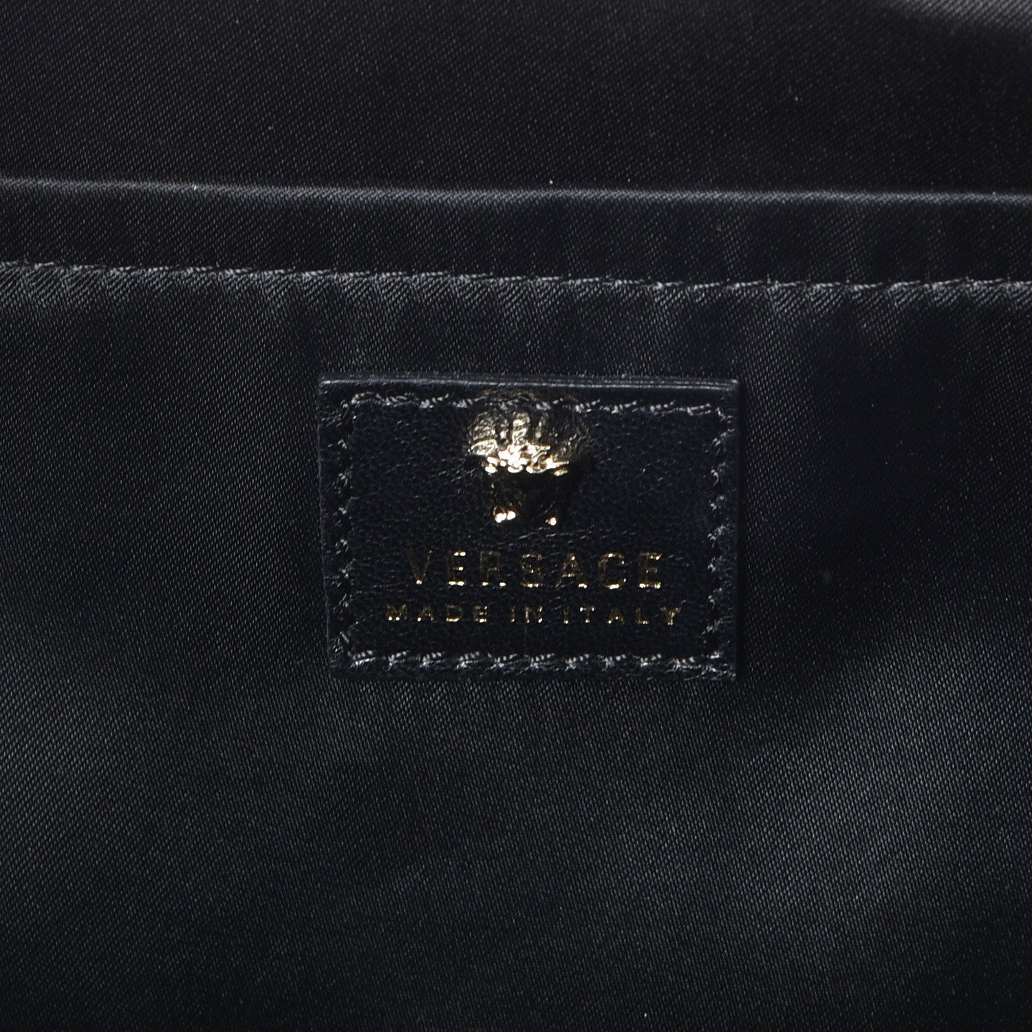 Versace Calfskin Palazzo Medusa Backpack Black 6 of 7