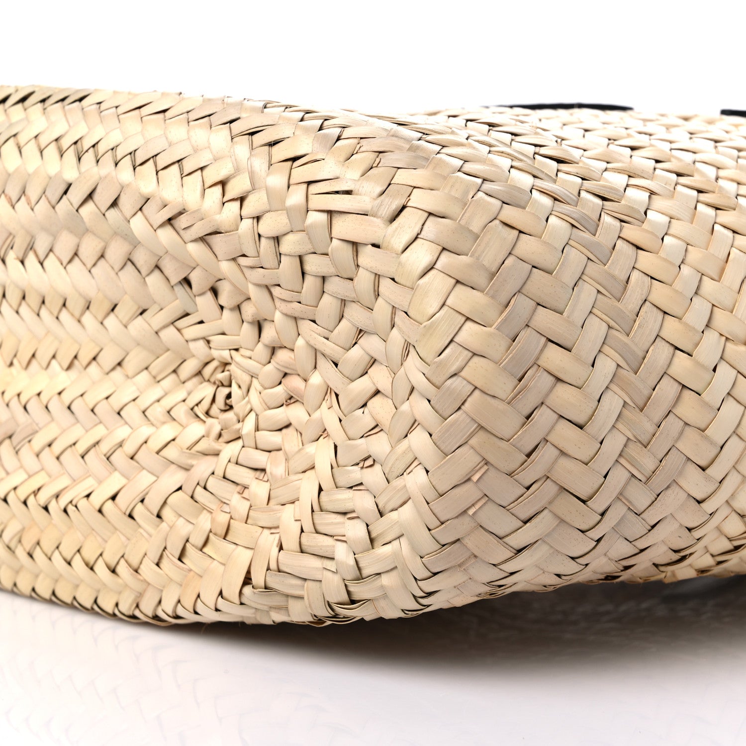 Prada Palmitto Vitello Woven Braided Large Basket Tote Bag Naturale White 8 of 8