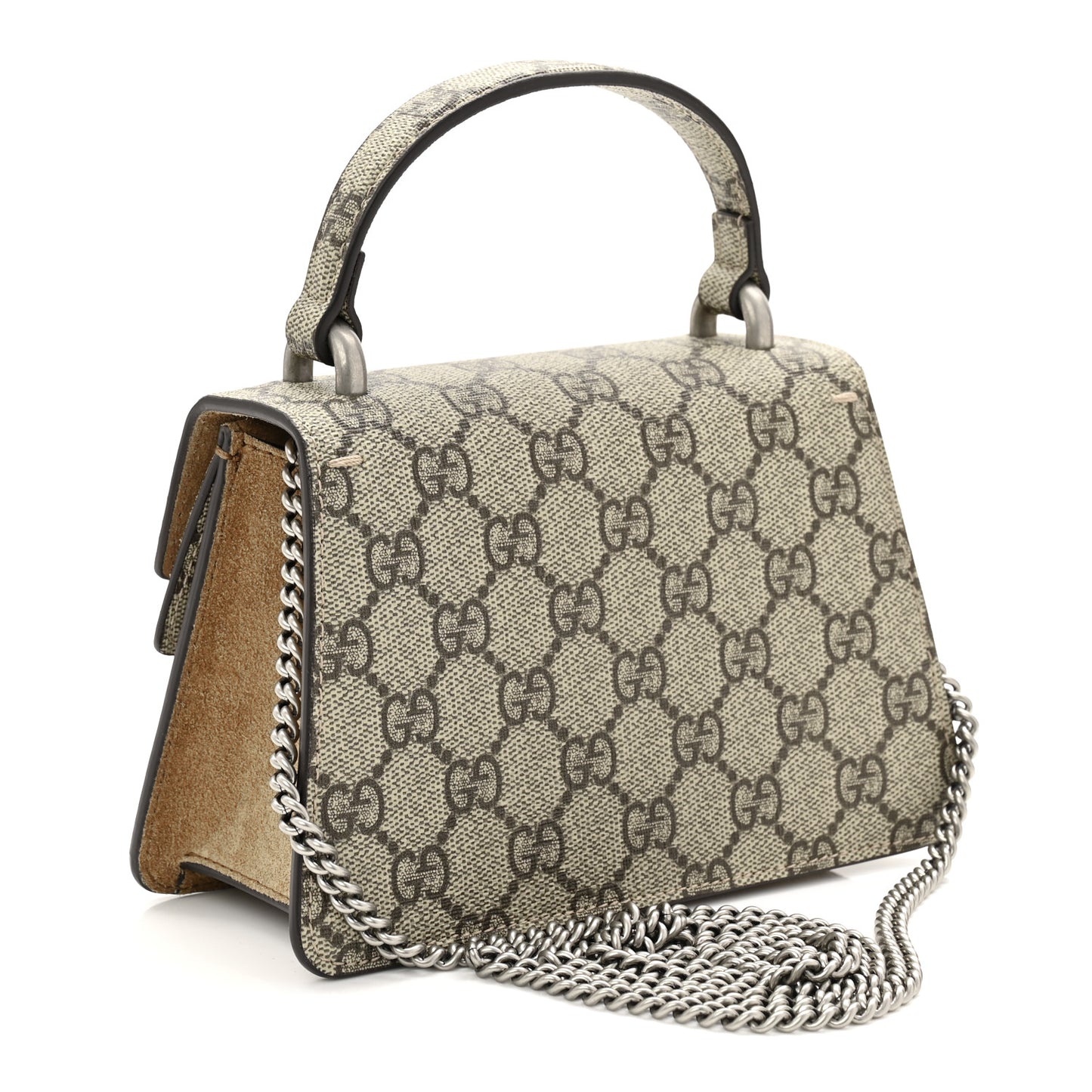 GG Supreme Monogram Mini Dionysus Top Handle Bag Taupe