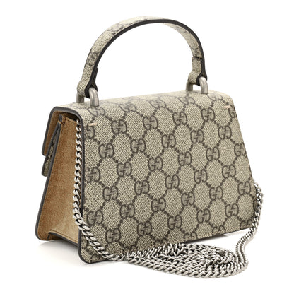Gucci GG Supreme Monogram Mini Dionysus Top Handle Bag Taupe 3 of 10