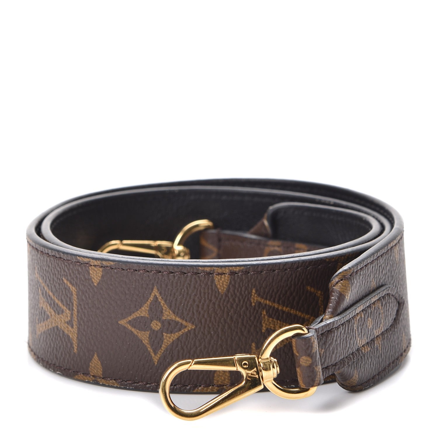 Louis Vuitton Monogram Bandouliere Shoulder Strap Black 1 of 6