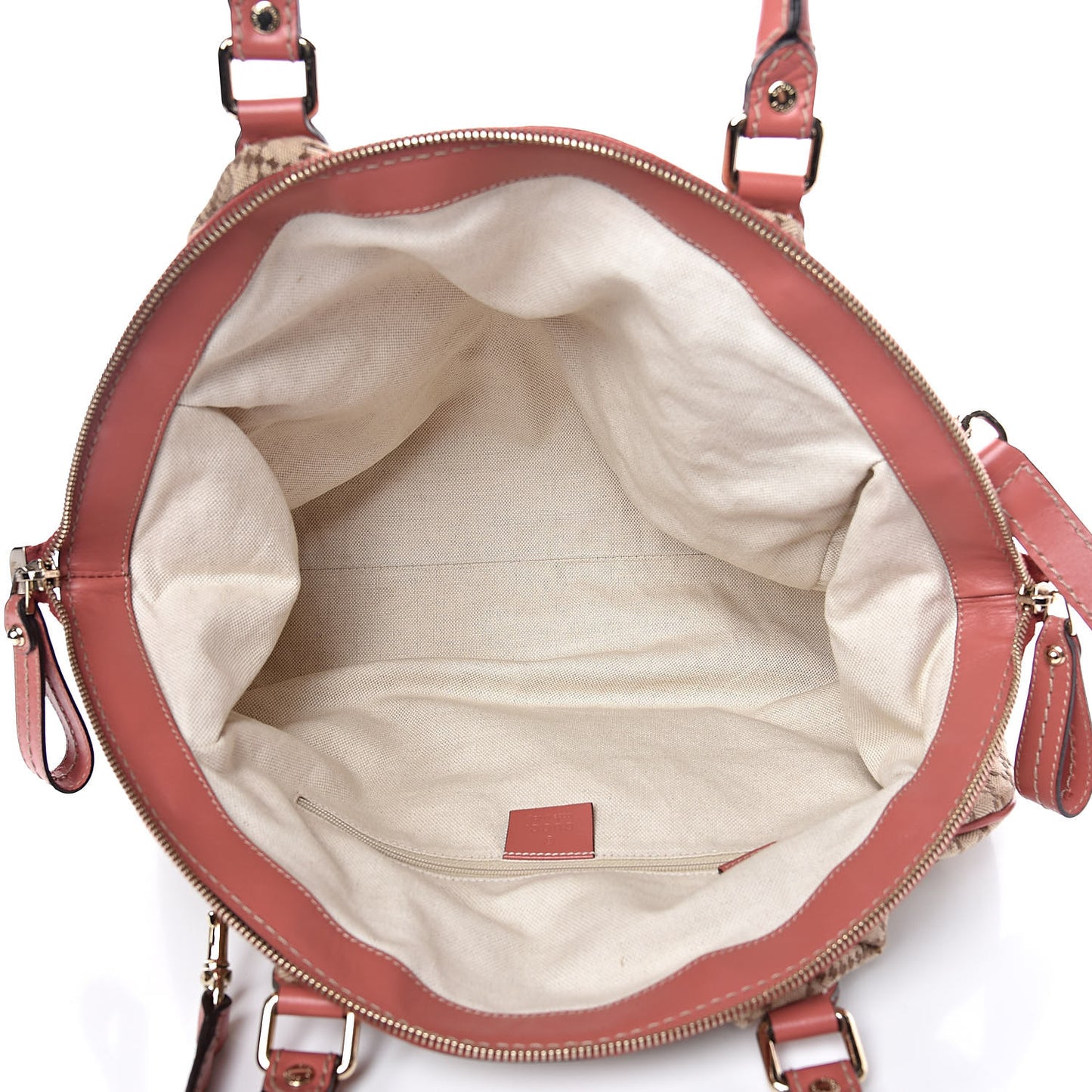 Diamante Medium Sukey Boston Interlocking G Charm Bag Pink