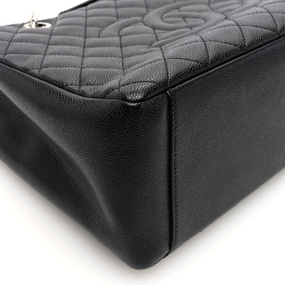 Chanel Caviar Quilted Grand Shopping Tote GST Black 9 of 10