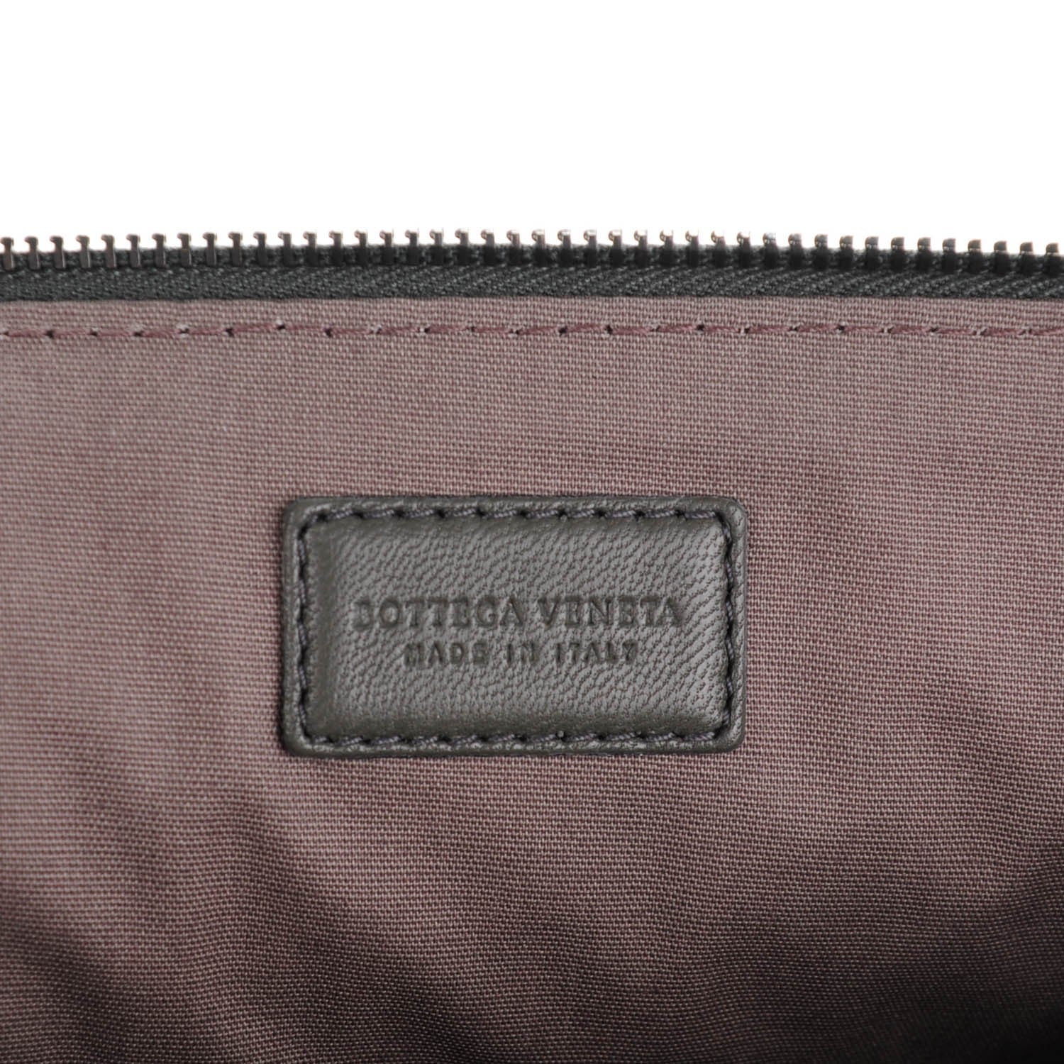 Bottega Veneta Nappa Intrecciato Document Case Light Grey 6 of 7