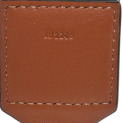 Loewe Calfskin Jacquard Anagram Strap Tan 3 of 4