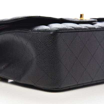 Chanel Caviar Quilted Jumbo Double Flap Black 8 of 11