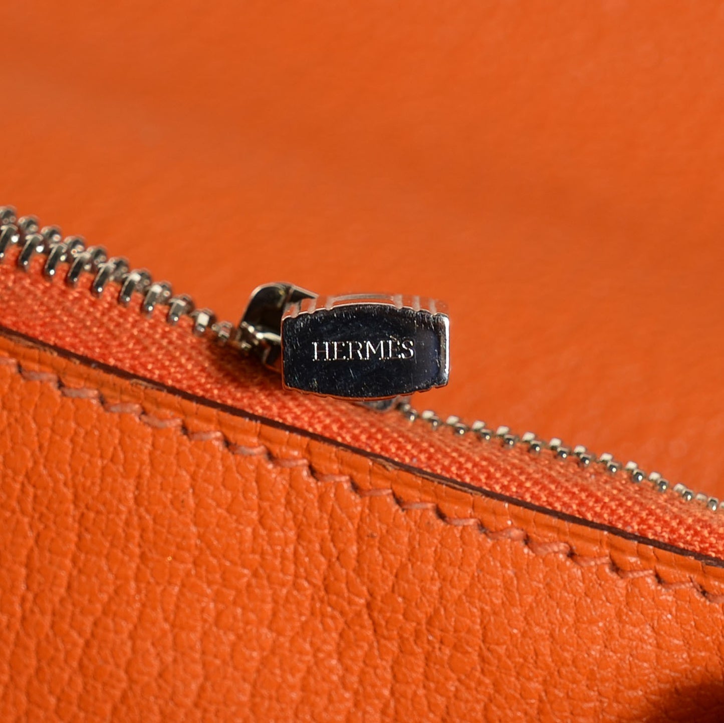 Chevre Mysore Kelly Longue Wallet Orange