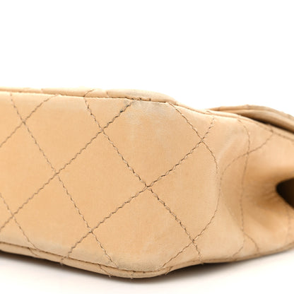 Chanel Lambskin Quilted Bekko Resin Mini Square Flap Beige 11 of 13