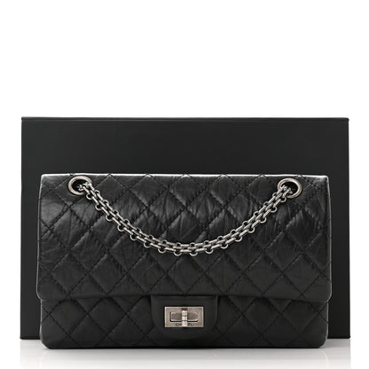 Chanel Aged Calfskin Quilted 2.55 Reissue 225 Flap Black 11 of 11