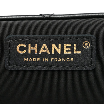 Chanel Calfskin Quilted XXL Travel Flap Bag Black 8 of 13
