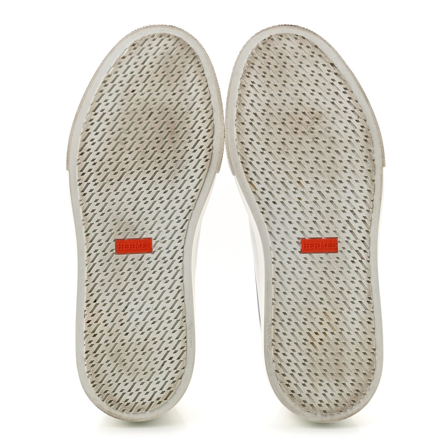 Hermes Calfskin Womens Get Sneakers 39 White 6 of 10