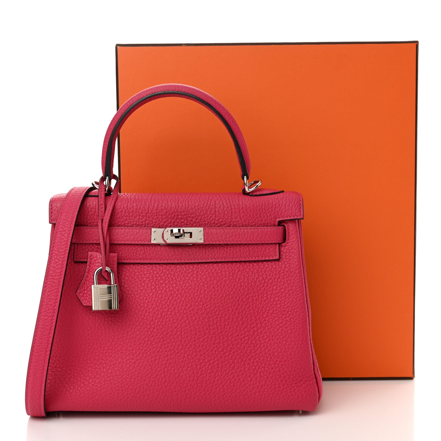 Hermes Togo Kelly Retourne 25 Rose Mexico 13 of 13
